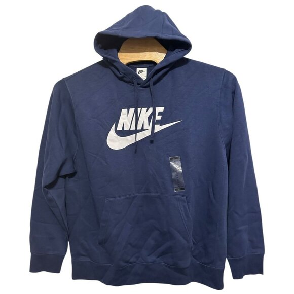 Nike Club Fleece Logo Graphic Pullover Hoodie Sweatshirt Men's XL New with Tags - Picture 10 of 14